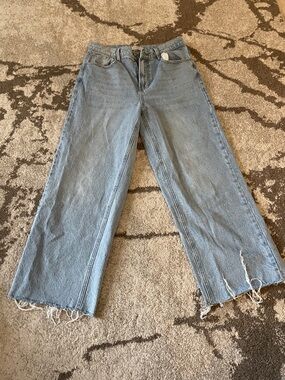 PacSun Classic Light Blue Wide-Leg Women's Jeans